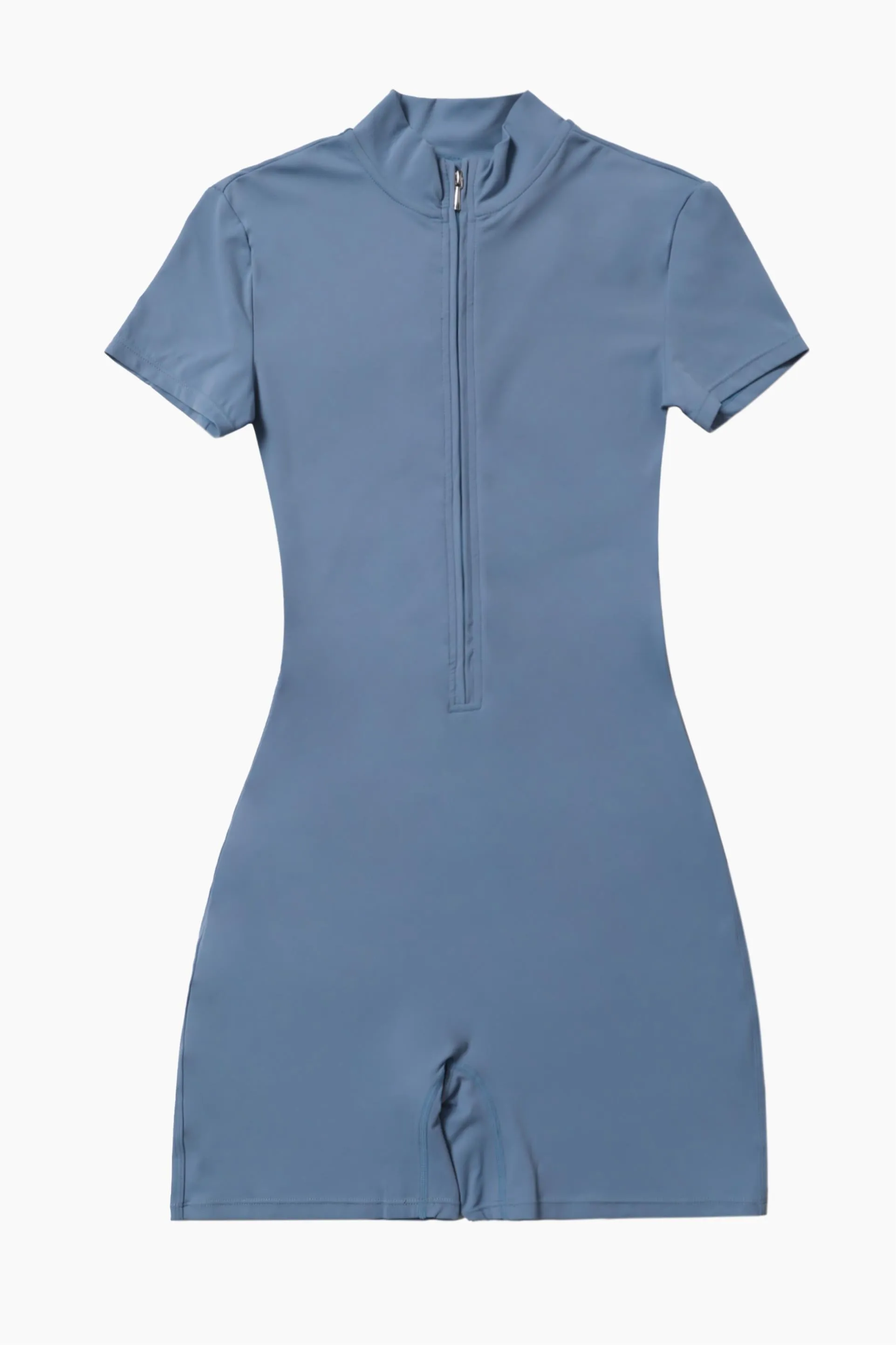 ZipFlex Short Sleeve Athleisure Romper