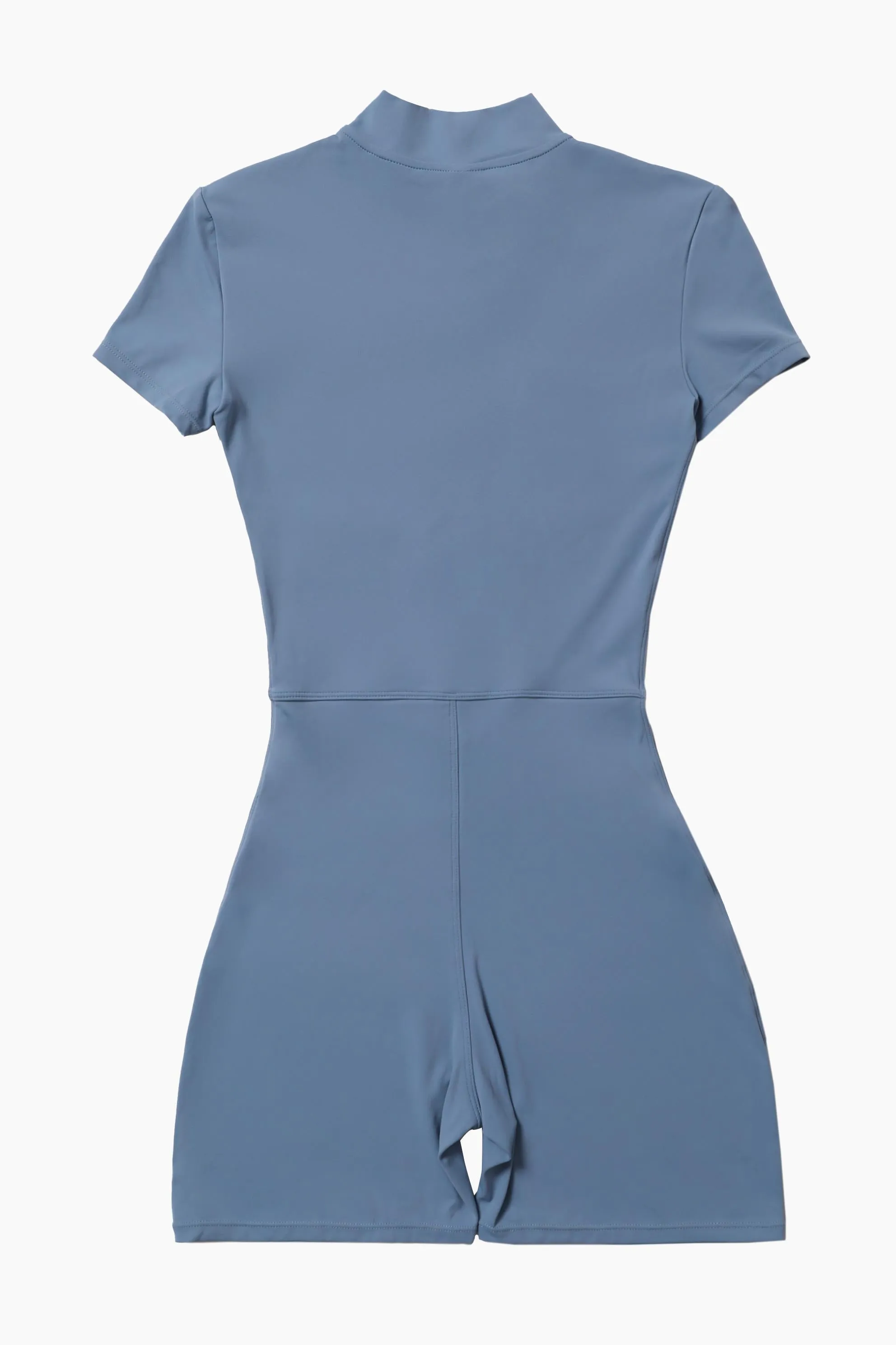 ZipFlex Short Sleeve Athleisure Romper